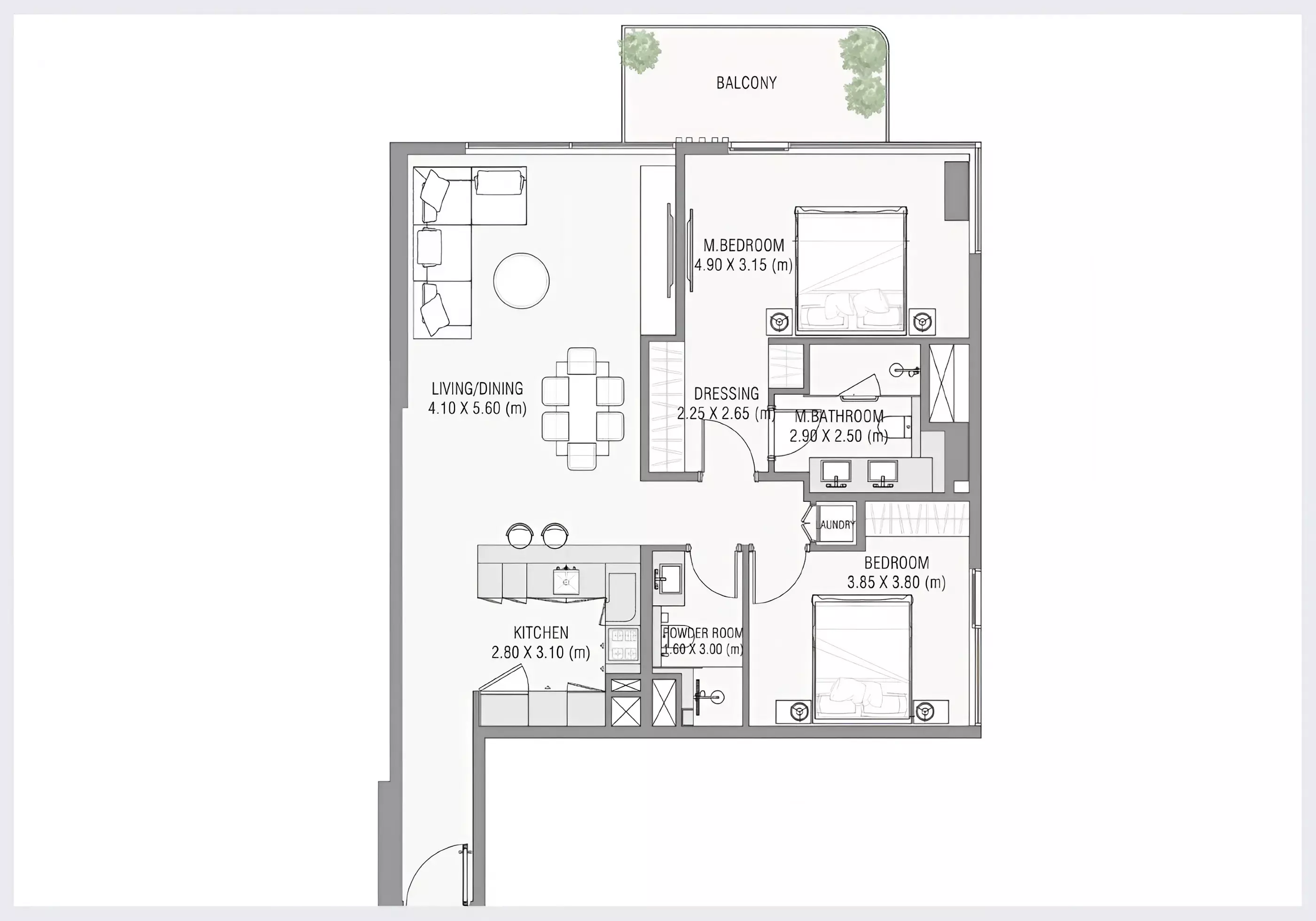 2 Bedroom